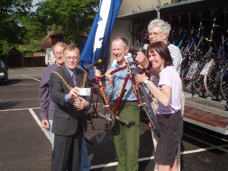 Civic send-off